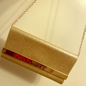Shiny Gold Clutch by Aldo!